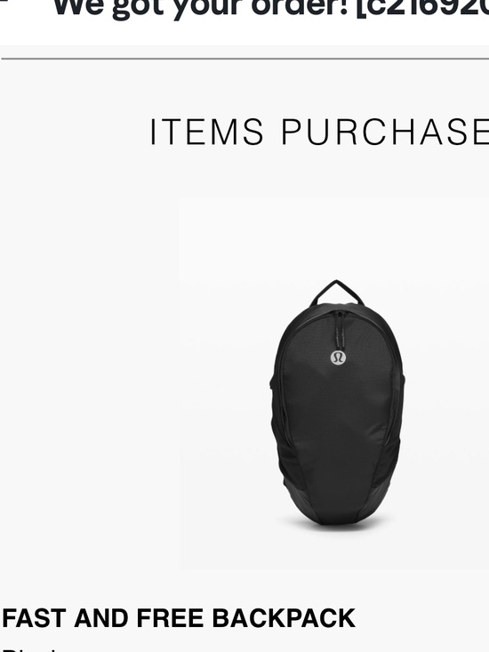 lululemon vinyasa bag Lululemon Vinyasa To Vino Bag - Black